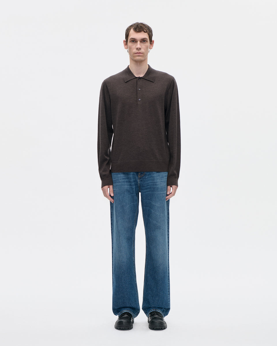 Polo 16GG Wool 066 Chocolate