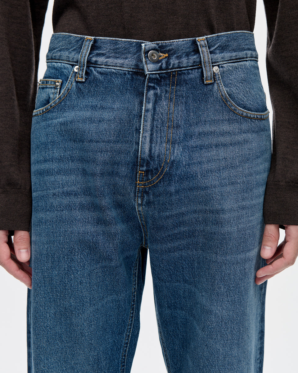 5 Pocket 14 OZ 058 Indigo Bleach