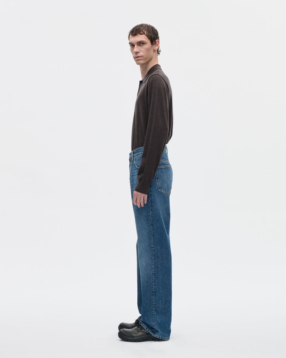 5 Pocket 14 OZ 058 Indigo Bleach