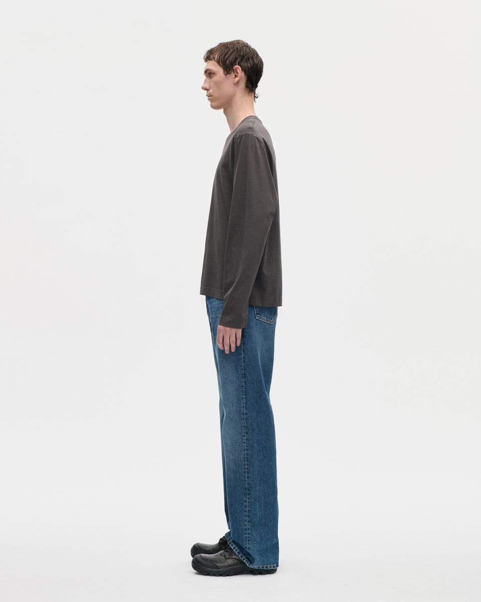 Seam Tee LS 140 081 Grey