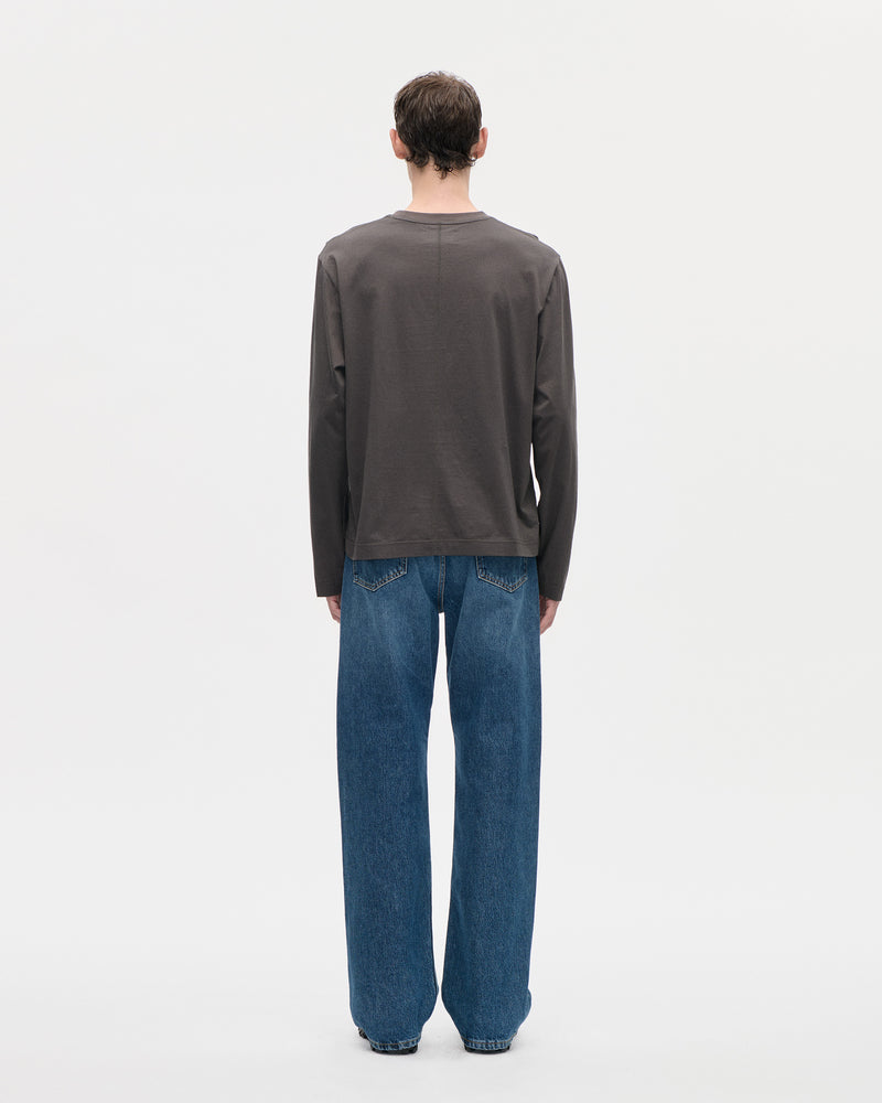 Seam Tee LS 140 081 Grey