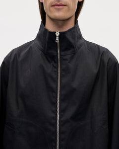 Rubber Zip Smock Hancock 009 Black