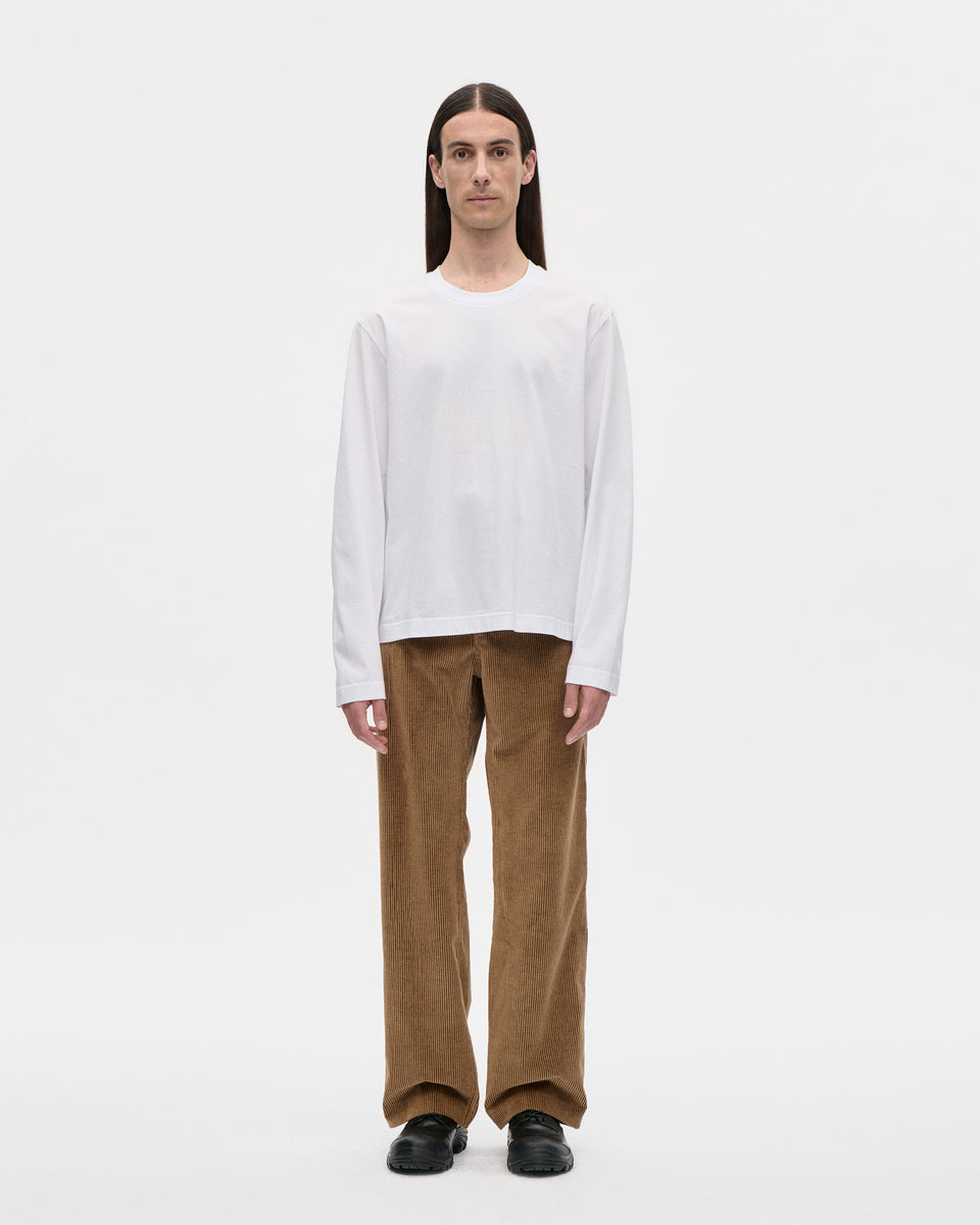 Seam Tee LS 140 001 White