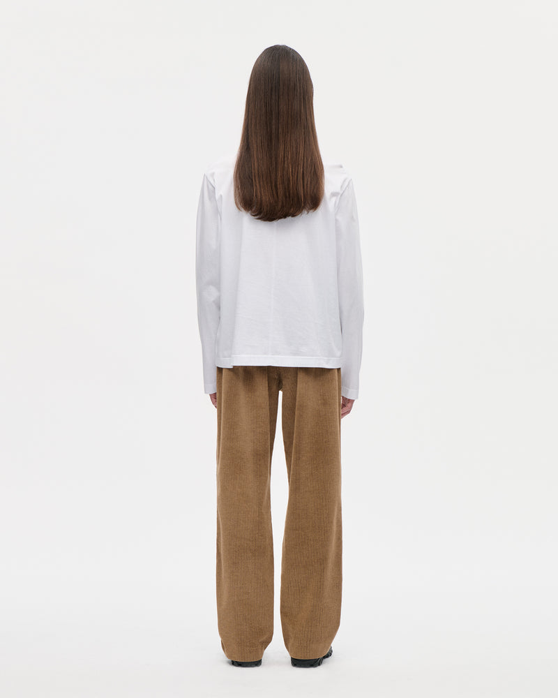 Seam Tee LS 140 001 White