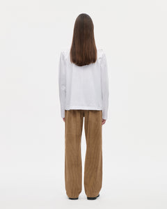 Seam Tee LS 140 001 White