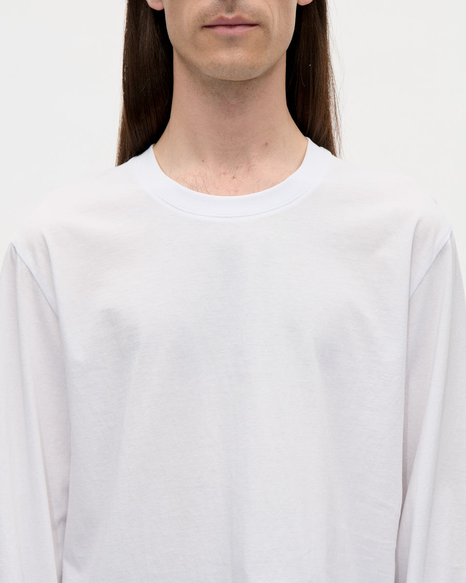 Seam Tee LS 140 001 White