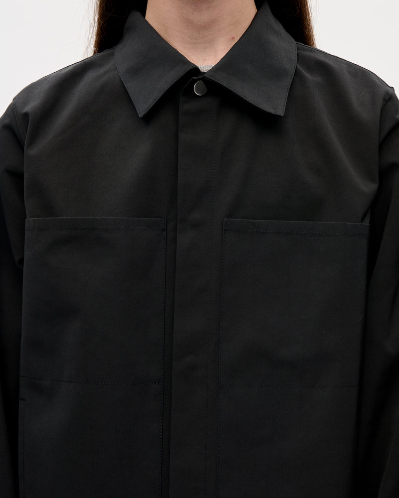 Work Shirt Ottoman 009 Black