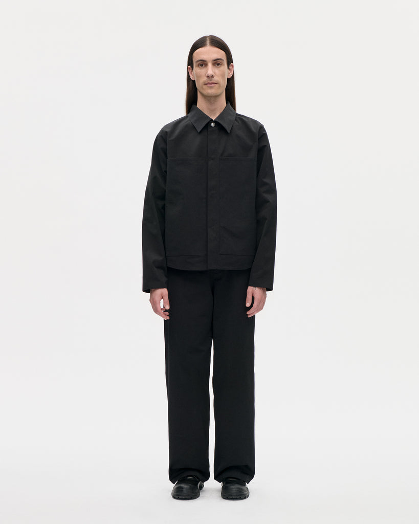 Work Shirt Ottoman 009 Black