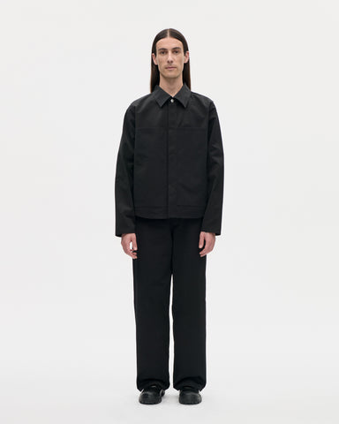 Work Shirt Ottoman 009 Black