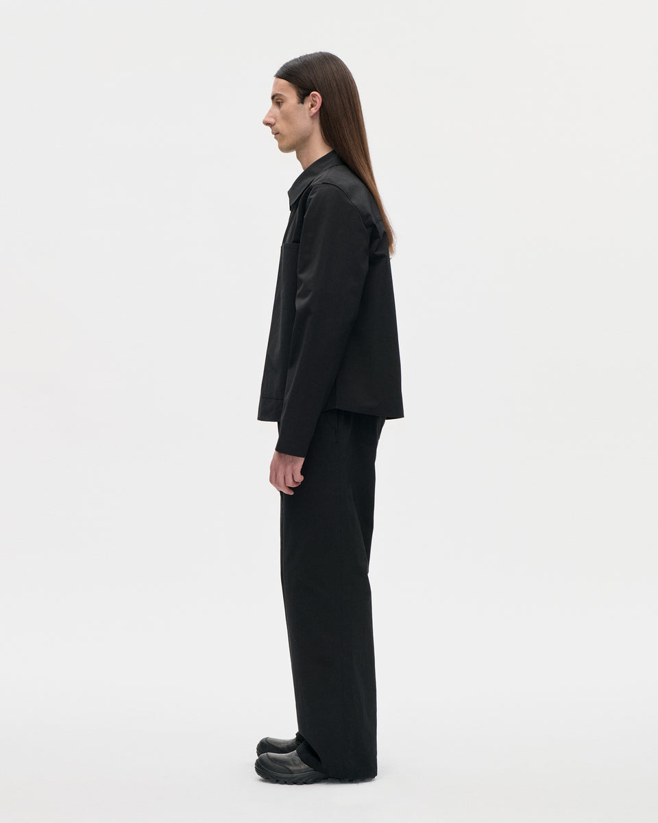 Work Shirt Ottoman 009 Black
