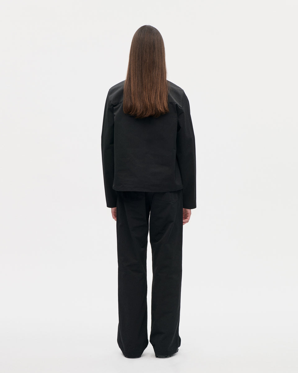 Work Shirt Ottoman 009 Black