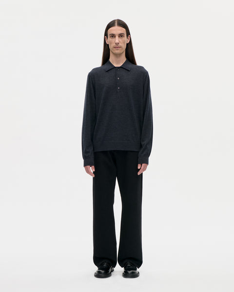 Polo 16GG Wool 008 Charcoal – BERNERKUHL.COM