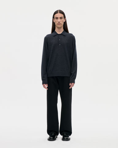 Polo 16GG Wool 008 Charcoal