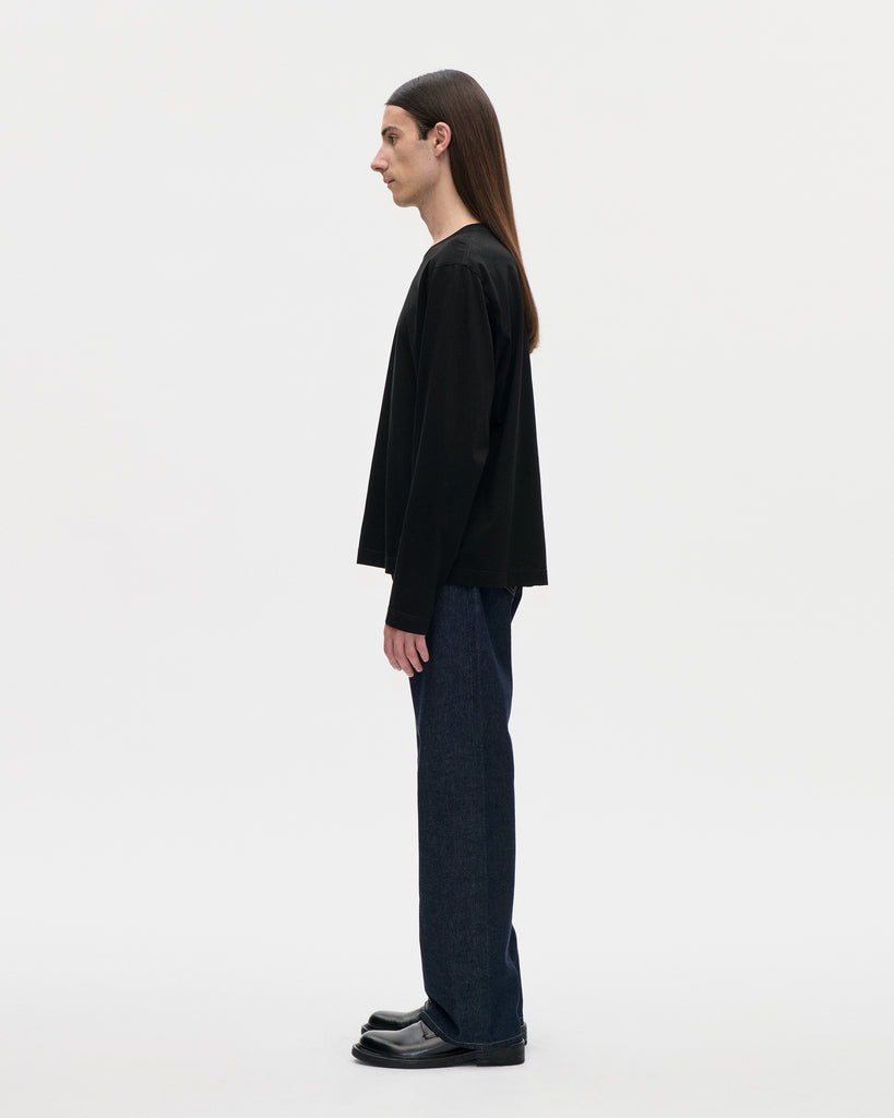 Seam Tee LS 140 009 Black