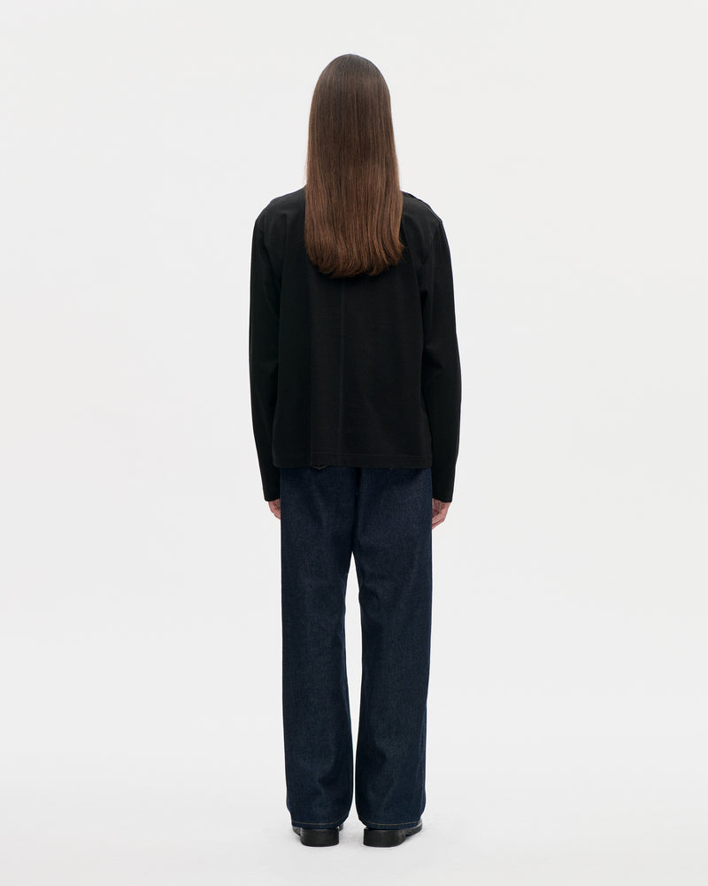 Seam Tee LS 140 009 Black