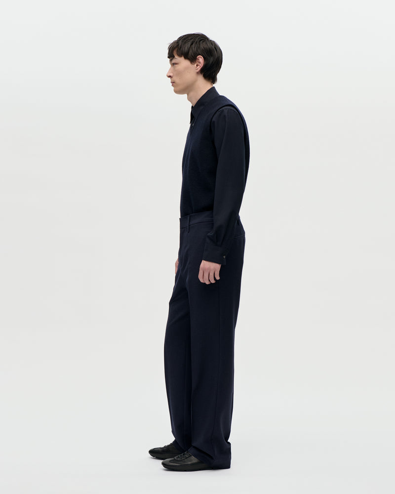 Dress Trouser Flannel Wool 053 Midnight