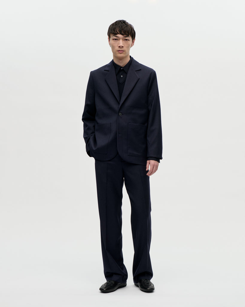 Soft Blazer Flannel Wool 053 Midnight