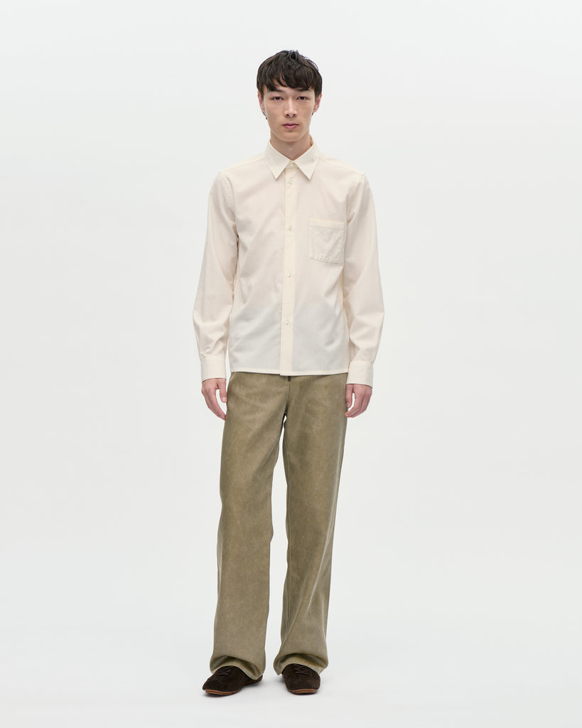 Dinner Shirt Super 100 021 Chalk