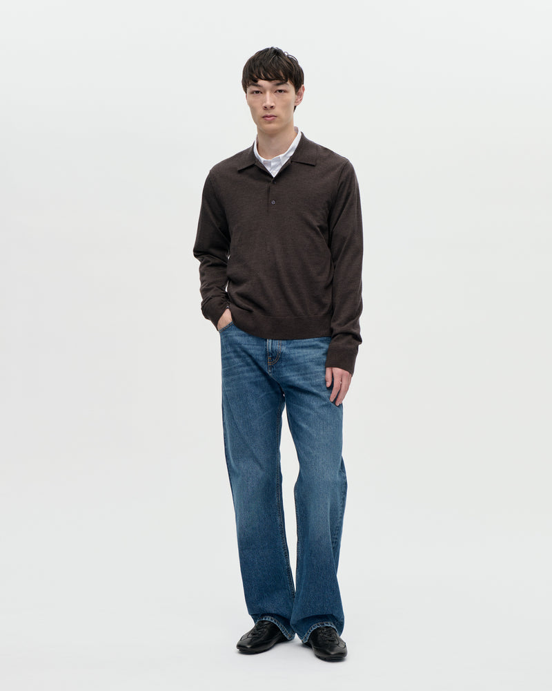 Polo 16GG Wool 066 Chocolate