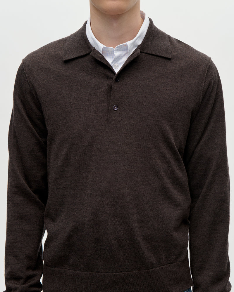 Polo 16GG Wool 066 Chocolate