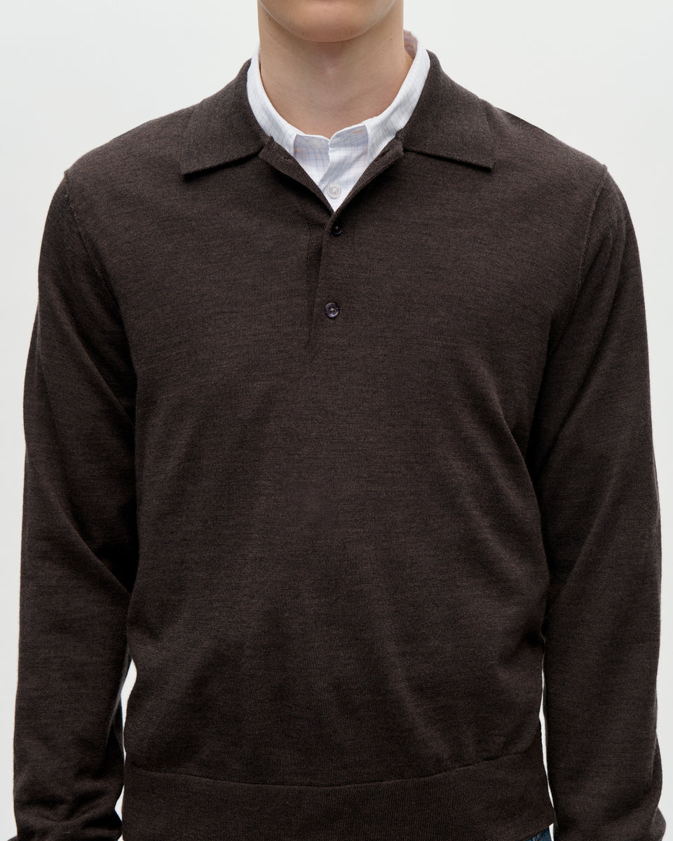 Polo 16GG Wool 066 Chocolate