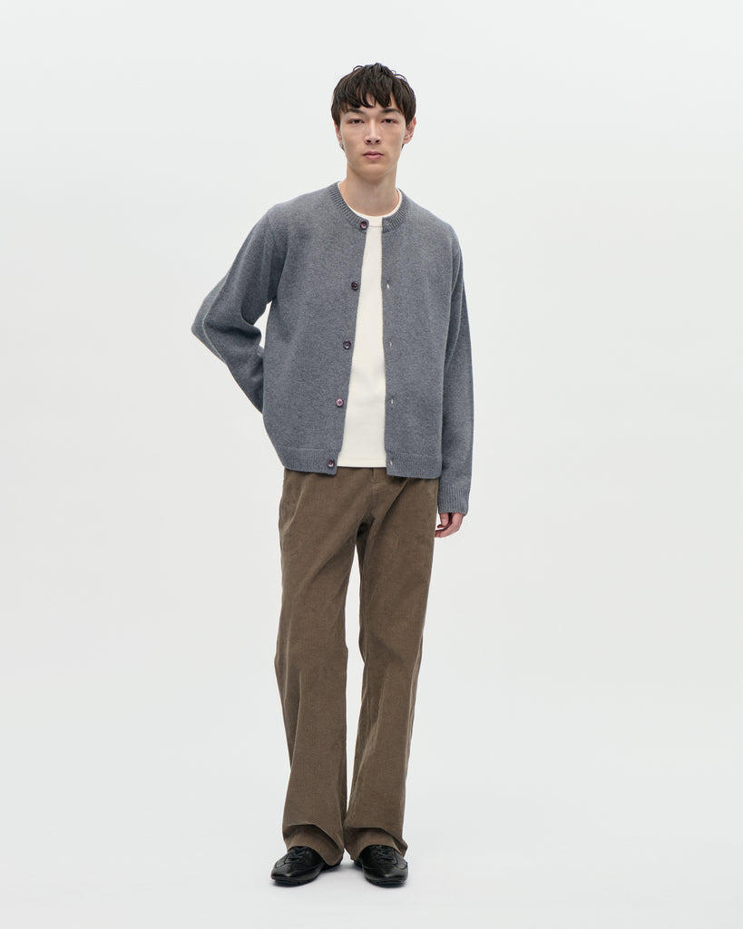 Cardigan Boiled Wool 083 Light Grey