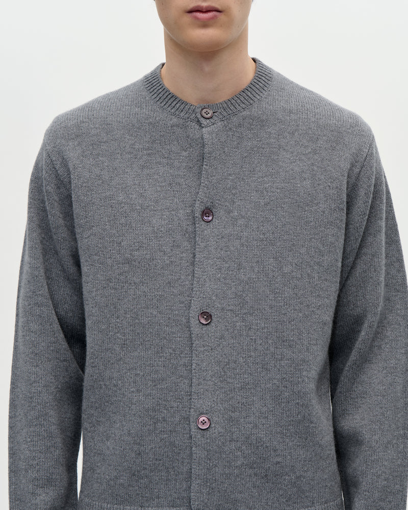 Cardigan Boiled Wool 083 Light Grey