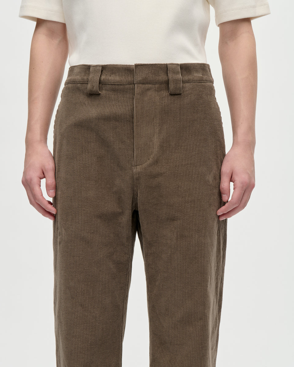 Night Trouser Dyed Cord 064 Stone