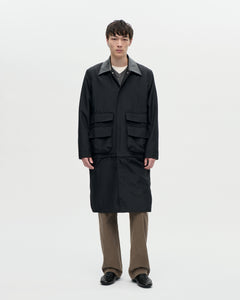 Zip Coat Cylinder 009 Black