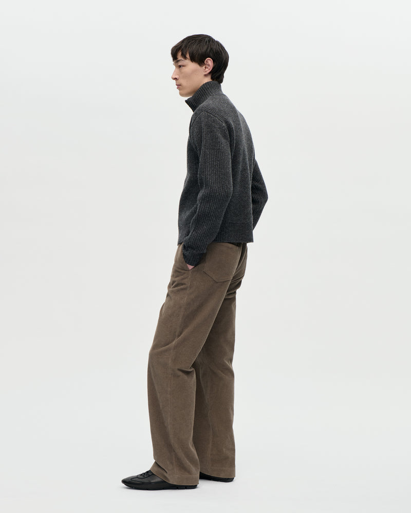 Shrunk Full Zip Drained 008 Charcoal