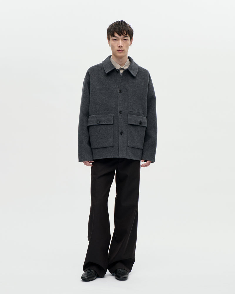 Naval Jacket Woolcash 008 Charcoal