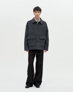 Naval Jacket Woolcash 008 Charcoal