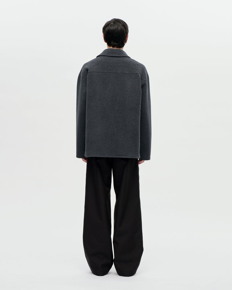 Naval Jacket Woolcash 008 Charcoal