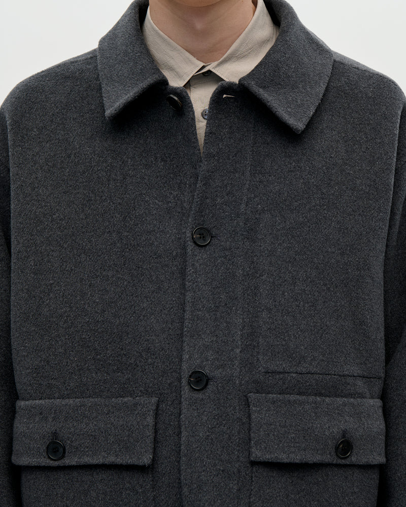 Naval Jacket Woolcash 008 Charcoal