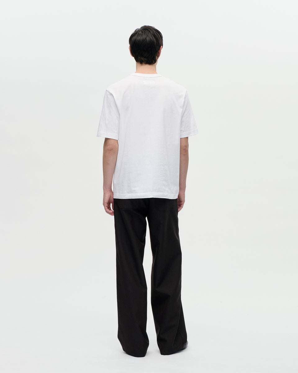 Seam Tee Organic 180 001 White