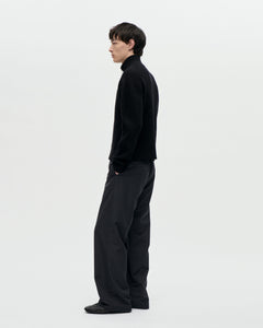 Shrunk Full Zip Drained 009 Black