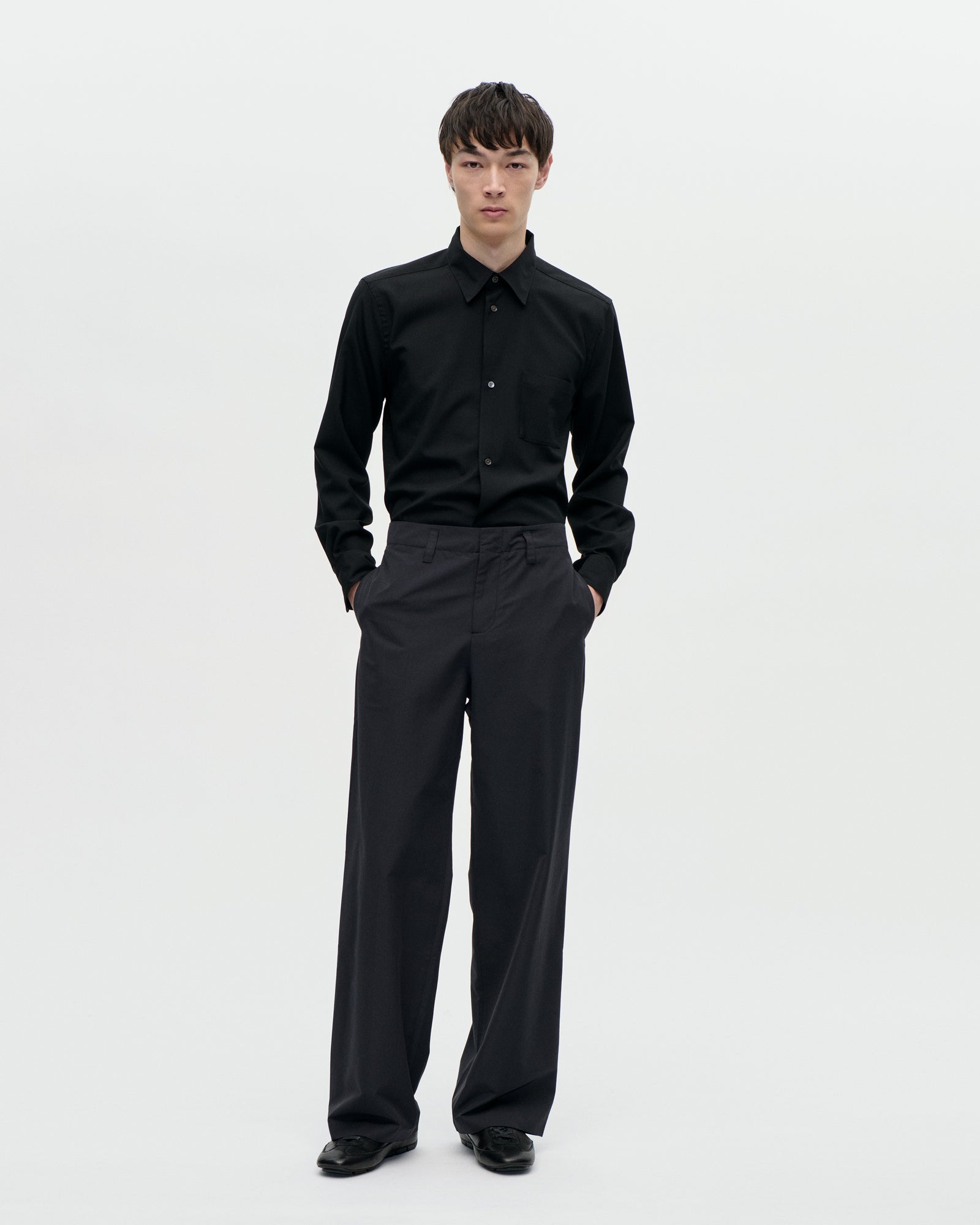 Sargeant Pant Onyx Wool 009 Black