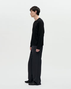 Seam Tee LS 140 009 Black