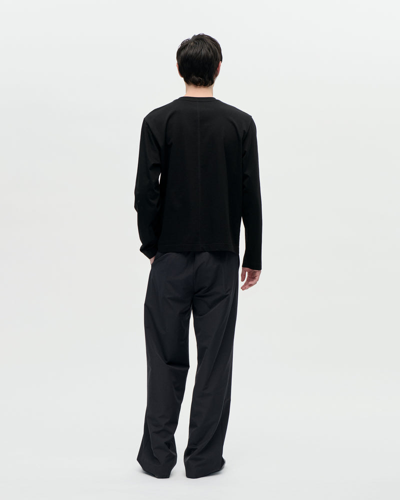 Seam Tee LS 140 009 Black