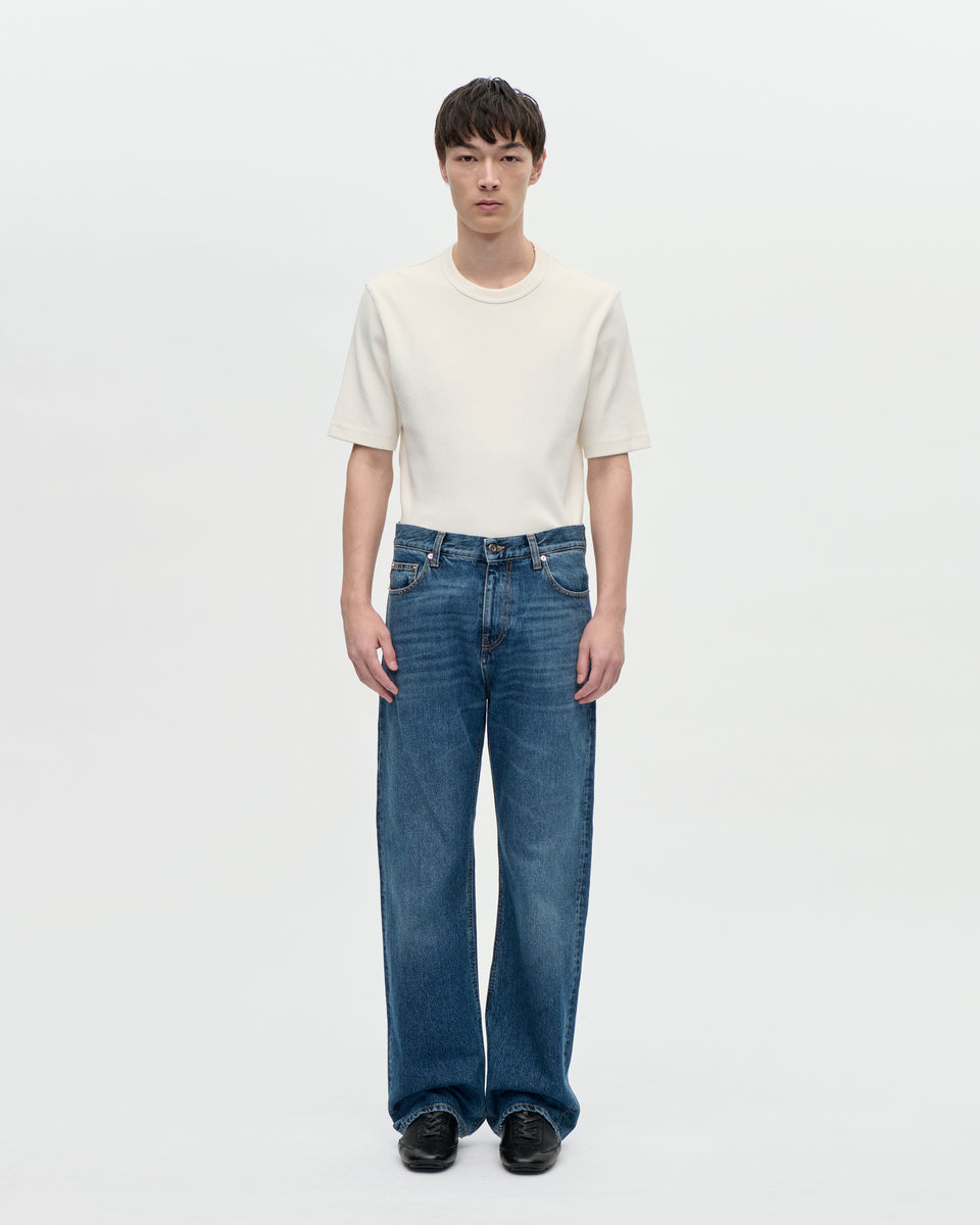 5 Pocket 14 OZ 058 Indigo Bleach
