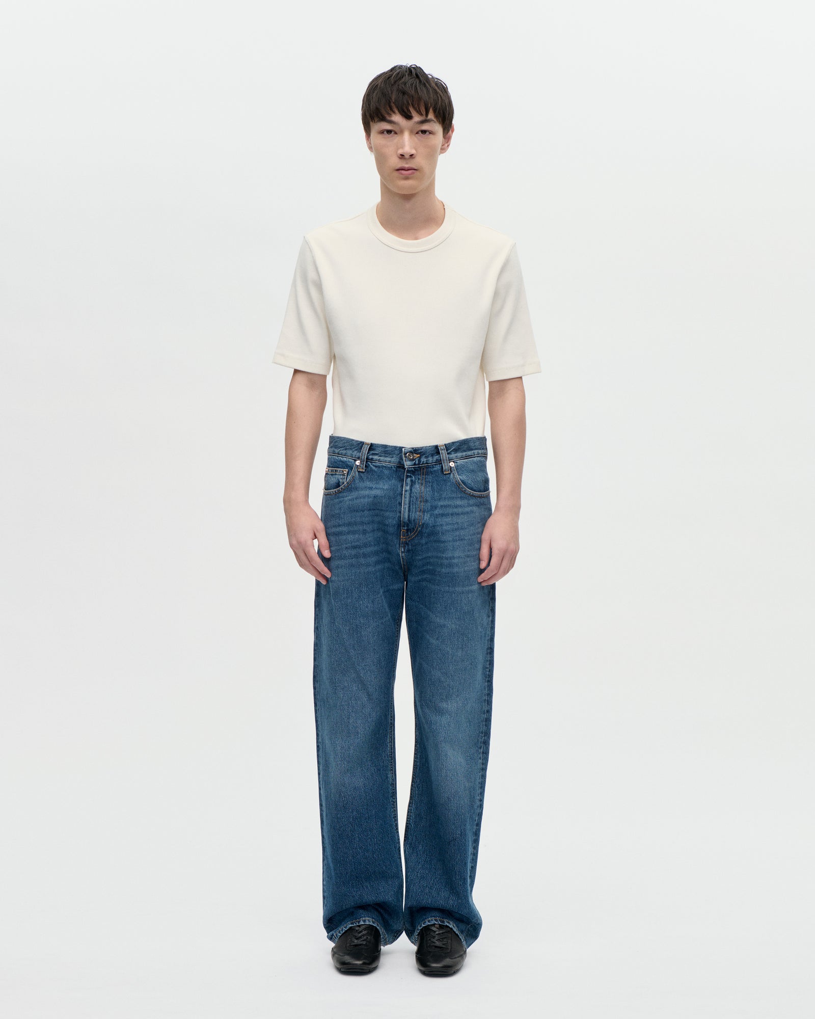 5 Pocket 14 OZ 058 Indigo Bleach