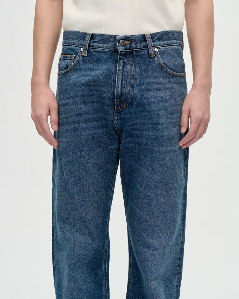 5 Pocket 14 OZ 058 Indigo Bleach