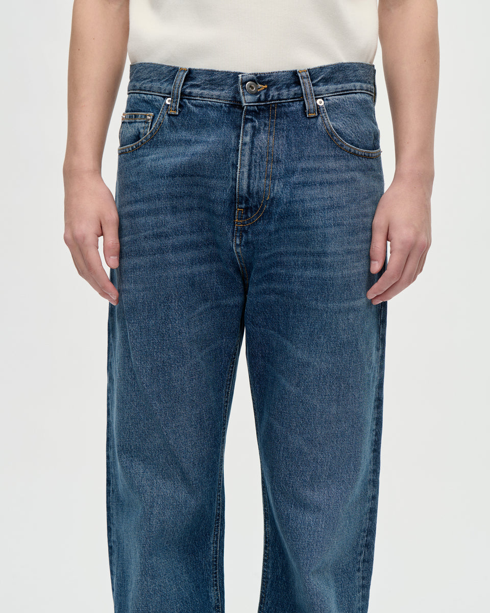 5 Pocket 14 OZ 058 Indigo Bleach