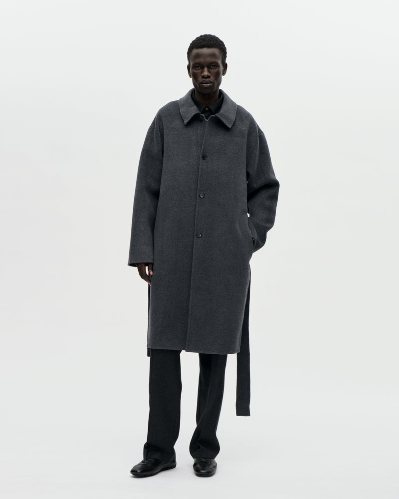 Naval Coat Woolcash 008 Charcoal