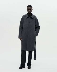 Naval Coat Woolcash 008 Charcoal