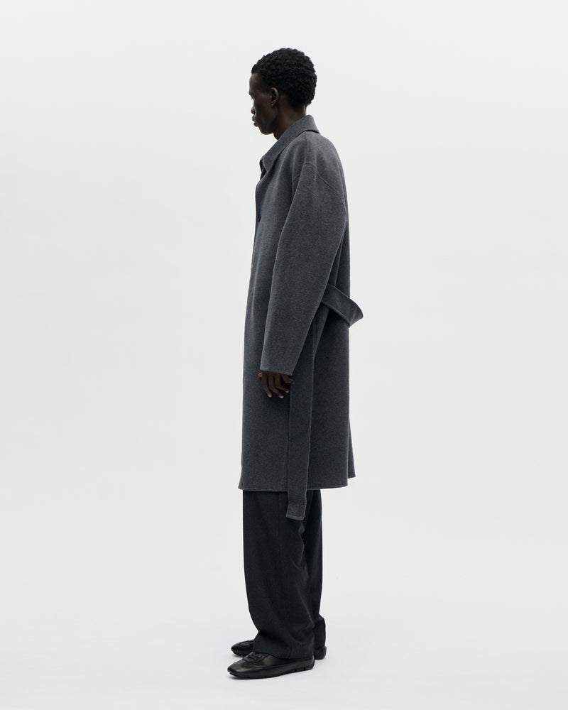 Naval Coat Woolcash 008 Charcoal