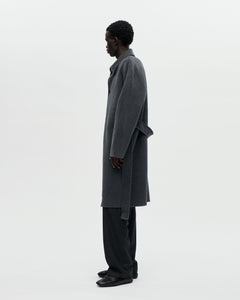 Naval Coat Woolcash 008 Charcoal