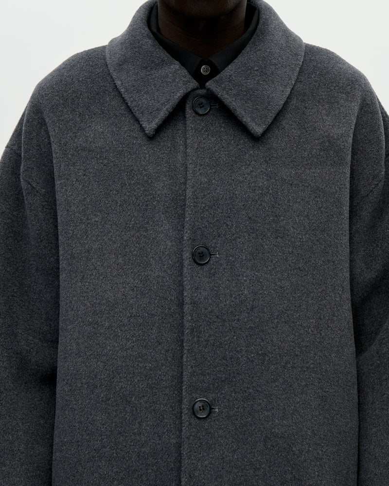 Naval Coat Woolcash 008 Charcoal