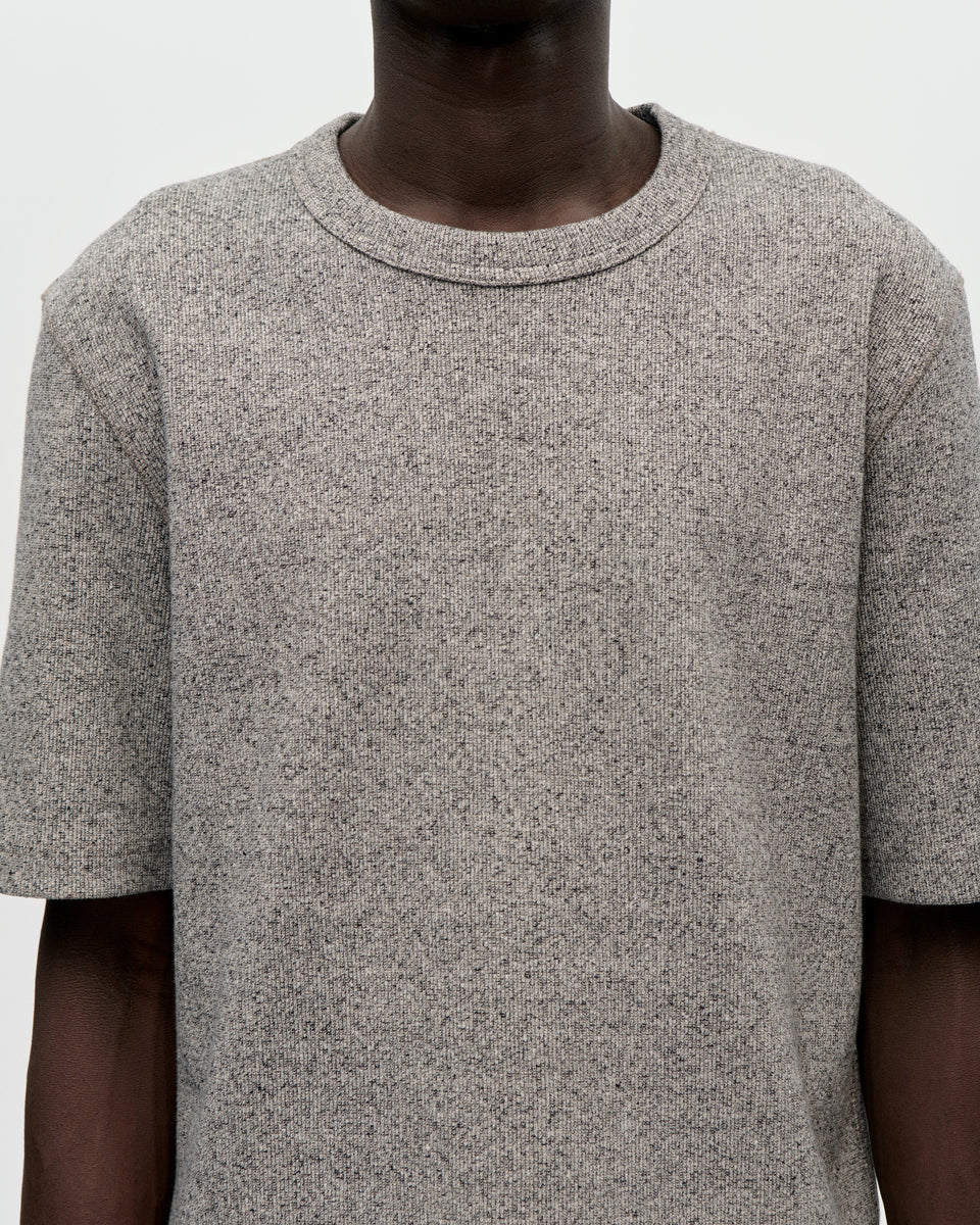 Gym Tee Cotton Rib 081 Grey