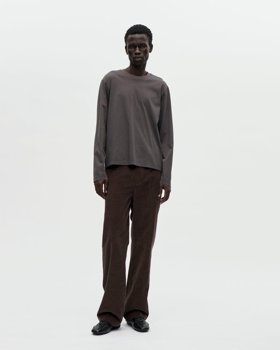 Seam Tee LS 140 081 Grey